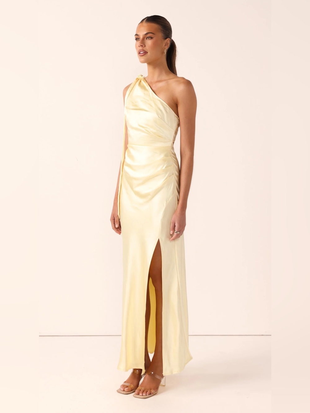 Billy J Harlowe Maxi Dress in Butter Yellow